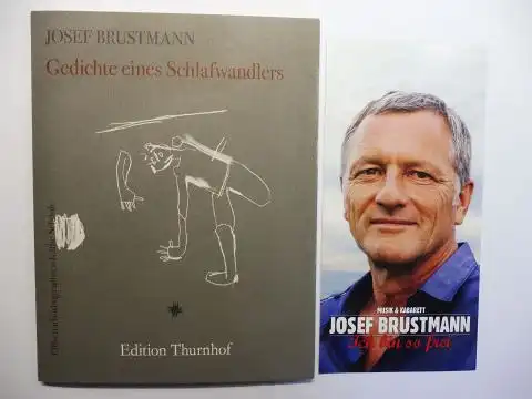 Brustmann *, Josef und Käthe Schönle (Illustr.): Gedichte eines Schlafwandlers. + AUTOGRAPHEN *. Offsetfarblithographien Käthe Schönle. 