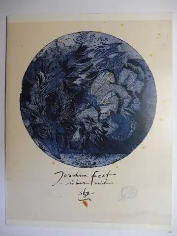 Janssen *, Horst und Joachim Fest: Joachim Fest über mich - Eröffnungsrede zur Janssen-Ausstellung in der Kunsthalle Emden Juli 1988. 