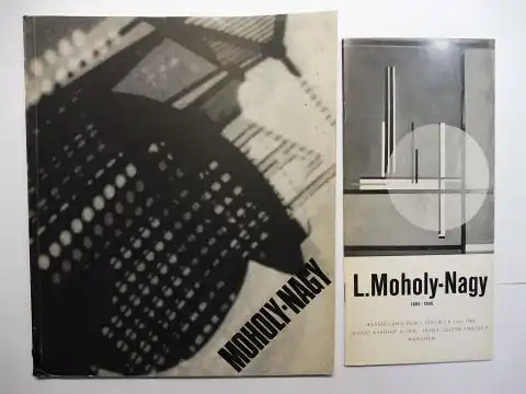 2) Kunst Kabinett Klihm und Hannah 1) Weitemeier (Einleitung): 1) MOHOLY-NAGY // 2) L. (Laszlo) Moholy-Nagy 1895-1946 *. 2 kl. Kataloge. 1) Stedelijk van Abbemuseum Eindhoven - Haags Gemeentemuseum - Von der Heydt-Museum, Wuppertal - Januar-Juni 1967 // 2