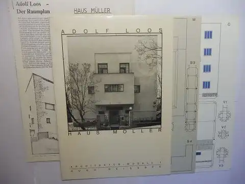 Reissner, Hugo und Elise Altmann-Loos: ADOLF LOOS * HAUS MOLLER - ARCHITEKTUR-MODELL 1. 