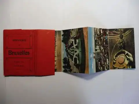 Autor/Autorin (unbekannt): SOUVENIR de Bruxelles. 12 Cartes (en couleur) Vues Détachables. 