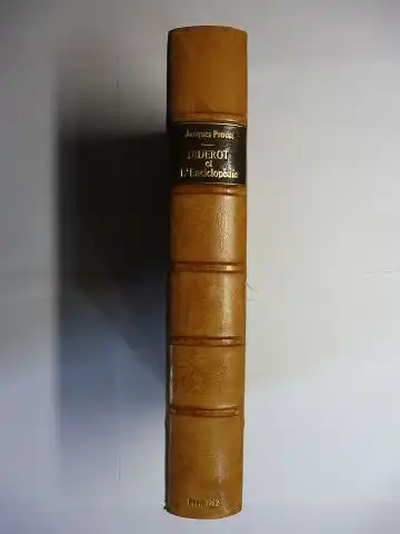 Proust, Jacques: Diderot et l`Encyclopédie *. 