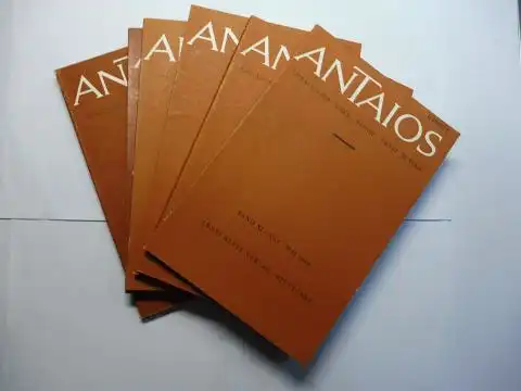 Jünger (Hrsg.), Ernst und Mircea Eliade (Hrsg.): ANTAIOS - BAND XI (11. Jahrgang) 6 HEFTE. KOMPLETT *. Mit versch. Beiträgen von z.b. von Ernst Jünger, Rudolf Haase, Siegbert Hummel, Ernst Benz u.a., u. Sonderheft Paracelsus. 
