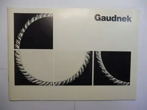 Hofmann, Siegfried und Walter Gaudnek *: Gaudnek Breeder Pieces / Das mobile Bild. + AUTOGRAPH *. Ausstellung Ingolstadt Mai/Juni 1983 Ausstellungsräume im Stadttheater. 