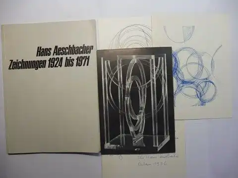 Vogt, Adolf Max und Hans Aeschbarer *: Hans Aeschbarer - Zeichnungen 1924 bis 1971. + AUTOGRAPHEN *. 