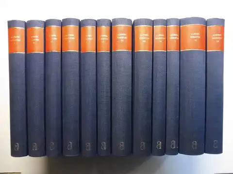 Engel, Johann Jakob: JOHANN JAKOB ENGEL - SCHRIFTEN (1801-1806) BAND I bis BAND XII (KOMPLETT). 12 Bände. REPRINT *. Der vorliegende Faksimiledruck ist die photomechanische...