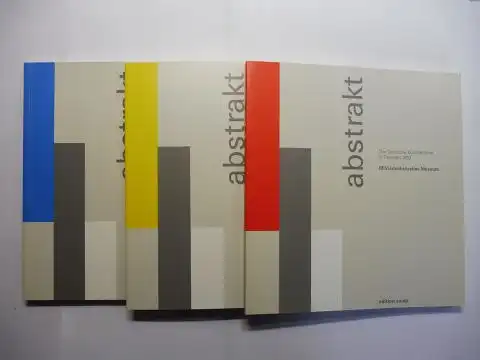 Binder, Ursula: abstrakt. Der Deutsche Künstlerbund im Dresden 1993 *. 3 Bände. Ausstellung 19. September bis 21. November 1993 Albertinum der Staatlichen Kunstsammlungen Dresden / Militärhistorisches Museum / Dresdner Schloß. 