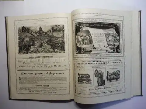 Charavay (Fondateur 1864), Gabriel: L`IMPRIMERIE. JOURNAL DE LA TYPOGRAPHIE, DE LA LITHOGRAPHIE ET DES ARTS ET PROFESSIONS QUI S`Y RATTACHENT *. Dix-neuvième année (19. Jahrg.) 1882. 