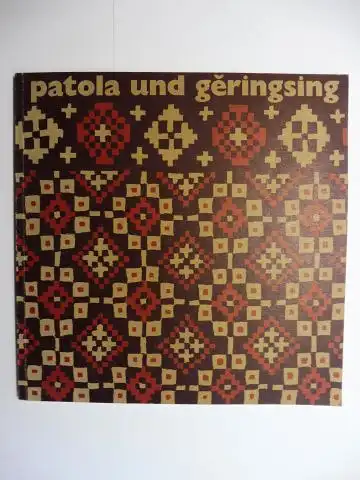 Bühler, Alfred, Urs Ramseyer und Nicole Ramseyer-Gygi: patola und geringsing. Zeremonialtücher aus Indien und Indonesien. Führer durch das Museum für Völkerkunde und Schweizerische Museum für Volkskunde Basel - Sonderausstellung 1975/76. 