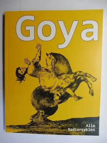 Ruppert, Dr. Kurt: Goya - Alle Radierzyklen *. Ausstellung im Münchner Künstlerhaus Lenbachplatz 17.7.-13.9.2015. 