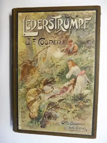 Cooper *, James Fenimore und A. Stier (Bearbeitung): Lederstrumpf oder Die Ansiedler. Erzählung von J.F. Cooper *. Für die reifere Jugend neu bearbeitet von A. Stier. 