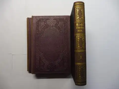 Riehl *, Wilhelm Heinrich (W.H.): Musikalische Charakterköpfe. Ein kunstgeschichtliches Skizzenbuch von W. H. Riehl *. 3 Bände. 