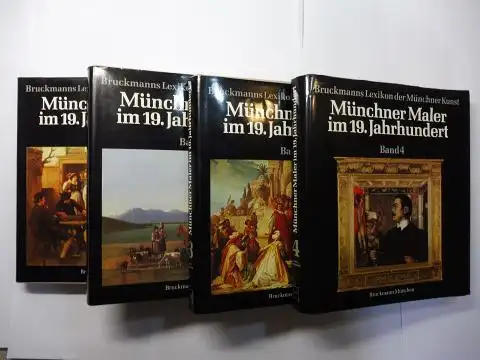 Ludwig, Horst: Münchner Maler im 19. Jahrhundert in vier (4) Bänden *. 1: Adam-Gaupp / 2: Gebhardt-Küstner / 3: Lacher-Ruprecht / 4: Saffer-Zwengauer. 