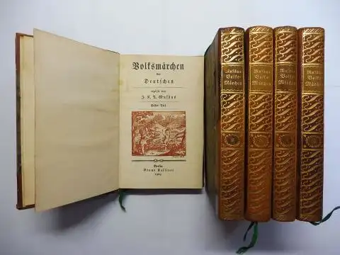 Musäus *, J.K.A: Volksmärchen der Deutschen, erzählt von J. K. A. Musäus. 5 Bände (Teile). 