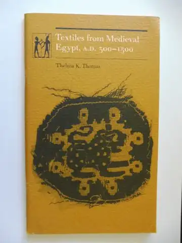 Thomas, Thelma K. and Deborah G. Harding: Textiles from Medieval Egypt, A.D. 300-1300. Thelma K. Thomas, The University of Michigan with Glossary by Deborah G. Harding. The Carnegie Museum of Natural History. 