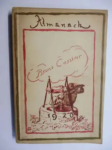 Cassirer (Verlag) *, Bruno: ALMANACH 1920 DES VERLAGES BRUNO CASSIRER BERLIN. MIT EINEM VERZEICHNIS ALLER BISHER ERSCHIENENEN BÜCHER UND GRAPHISCHEN WERKE. 