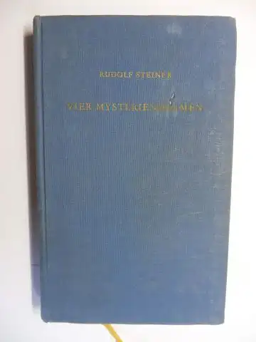 Steiner *, Rudolf, Edwin Froböse (Hrsg.) und Werner Teichert: RUDOLF STEINER. VIER MYSTERIENDRAMEN. DIE PFORTE DER EINWEIHUNG - DIE PRÜFUNG DER SEELE - DER HÜTER DER SCHWELLE - DER SEELEN ERWACHEN. 