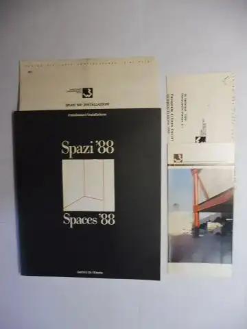 Barzel (a cura di / curated by), Amnon: Spazi `88 / Spaces `88. Installazioni/Installations *. Ausstellung / Esposizione Prato, Museo d`Arte Contemporanea 19 Novembre 1988 - 5 Febbraio 1989. Italiano / English. 