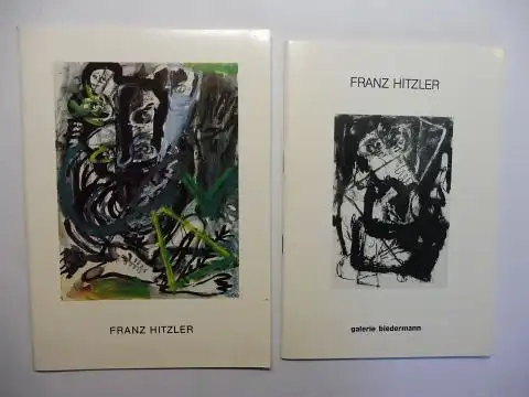 Jochimsen (1), Margarethe und Siegfried Gohr (2): FRANZ HITZLER Ölbilder und Gouachen // Franz Hitzler galerie biedermann. 2 Kataloge Mai-Juli 1980. 