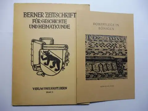 Rubi, Christian (Chr.): GESCHICHTE DES HOFES HERTIG IM UNTERN FRITTENBACH im Auftrag der Landwirtschaftsdirektion des Kantons Bern verfasst von CHR. RUBI + AUTOGRAPHEN / BEILAG *. 