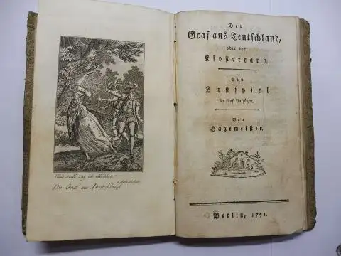 von Soden, Julius Reichsgrafen von, Friedrich Johann Justin Bertuch und Johann Gottfried Lucas Hagemeister: Ernst, Graf von Gleichen, Gatte zweyer Weiber. Ein Schauspiel in fünf.. 