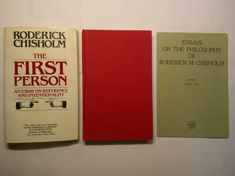 Chisholm *, Roderick, Dieter Henrich (Sonderdruck) and Ernest Sosa (Hrsg. Sonderdruck): RODERICK CHISHOLM. THE FIRST PERSON - AN ESSAY ON REFERENCE AND INTENTIONALITY. + AUTOGRAPH * ROYAL INSTITUTE OF PHILOSOPHY, THE BENEFACTORS` LECTURES 1979. 