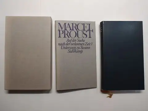 Proust, Marcel, Eva Rechel-Mertens (Übersetzung aus d. Franz.) und Luzius Keller (Revidiert / Hrsg.): MARCEL PROUST - Auf der Suche nach der verlorenen Zeit 1 - Unterwegs zu Swann (LEDER) *. 