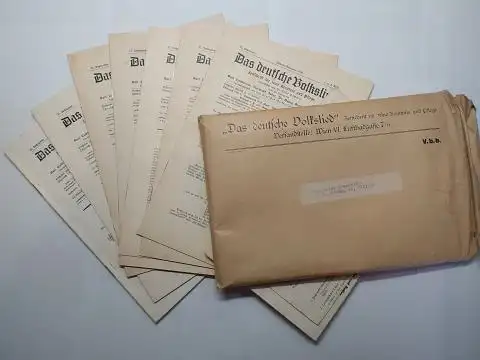 Pommer (Gegründet von), Dr. Josef Pommer,  Karl Liebleitner / Raimund Zoder und  Georg Rotek / Karl M. Klier: Das deutsche Volkslied. Zeitschrift für seine Kenntnis und Pflege. 32. Jahrgang 1930. 1. bis 10. Hefte *. 