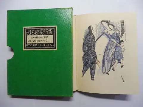 Kleist, Heinrich von und Marta Worringer (Illustr.): Heinrich von Kleist - DIE MARQUISE VON O. *. Mit Zeichungen von Marta Worringer. 