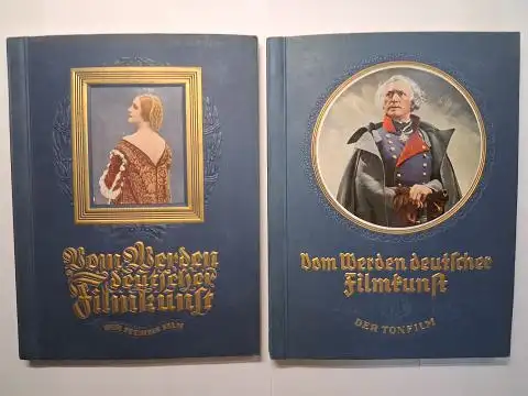 Kalbus *, Dr. Oskar: Vom Werden deutscher Filmkunst - DER STUMME FILM / DER TONFILM. 2 BÄNDE (BILDERALBUM). 