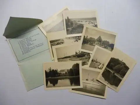 Burau, W.F: 10 Original-Photographien der Umgebung von Danzig *. Zoppot, Oliva, Glettkau, Brösen, Neufahrwasser, Heubude. 