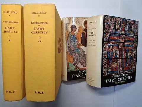 Reau, Louis: ICONOGRAPHIE DE L`ART CHRETIEN. TOME II. ICONOGRAPHIE DE LA BIBLE. ANCIENT TESTAMENT / NOUVEAU TESTAMENT. 2 VOLUMES (2 BÄNDE). 