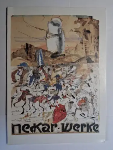 Janssen *, Horst, Manfred Osten und  Neckarwerke Esslingen (Hrsg.): Horst Janssen * Bilder zu Texten. Neckarwerke. 