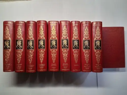 Stendhal (Henry Beyle) *: STENDHAL Le rouge et le noir I et II - La Chartreuse de Parme I et II - Lucien Leuwen I et II - Lamiel - Romans et Nouvelles I et II - Chroniques Italiennes. Complet en 10 tomes. 10 BÄNDE. 