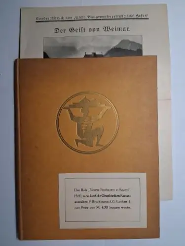 Karlinger *, Hans: NEUERE POSTBAUTEN IN BAYERN. 134 ABBILDUNGEN MIT BEGLEITENDEM TEXT VON PROF. Dr. H. KARLINGER *. REICHSPOSTMINISTERIUM ABTEILUNG MÜNCHEN. 