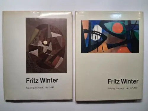 Baerlocher (1), Herbert, Karlheinz Gabler (Einführ.) 2 und  Fritz Winter / Hedwig Marbach: Fritz Winter *. Katalog Marbach Nr. 1 146 (146 ausgewählte Werke.. 