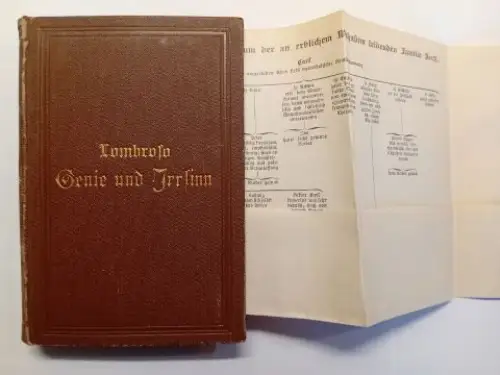 Lombroso *, Cesare und A. Courth: Genie und Irrsinn in ihren Beziehungen zum Gesetz, zur Kritik und zur Geschichte von C. Lombroso, Professor an der Universität Turin. 