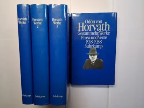 Horvath, Ödön von, Traugott Krischke (Hrsg.) und Susanna Foral Krischke (Mitarbeit): Ödön von Horváth *   Gesammelte Werke in vier (4) Bänden. Stücke 1920.. 