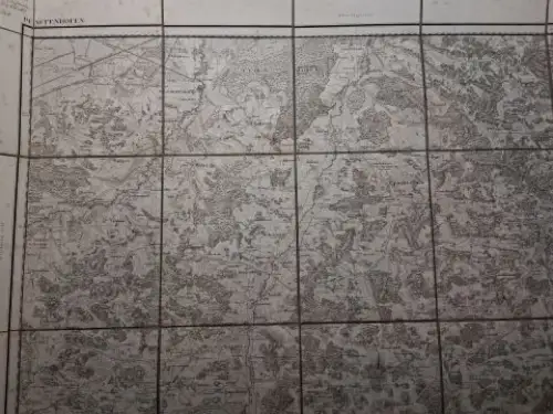 Topographischen Bureau und Posselt (Gezeichnet): ORIGINAL.-KARTE (Kupferstich) aus der Topographischer Atlas vom Königreiche Baiern (Bayern) diesseits des Rhein (1812-1867). Blatt 62. PFAFFENHOFEN - Nandlstadt (1.50.000) *. 