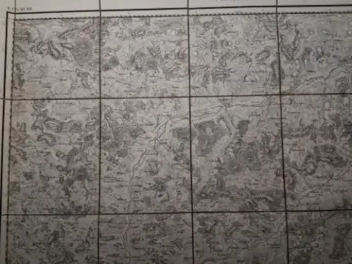 Topographischen Bureau und Ingenieur Geographe von Coulon (Gezeichnet): ORIGINAL.-KARTE (Kupferstich) aus der Topographischer Atlas vom Königreiche Baiern (Bayern) diesseits des Rhein (1812-1867). Blatt 55. EGGMÜHL. (1.50.000) *. 