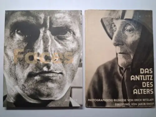 Moser (Hrsg. 1), Walter, Jakob Kneip (Einleitung 2) und Erich Retzlaff (Fotos 2): 1) Faces   Die Macht des Gesichts. Helmar Lerski und die.. 
