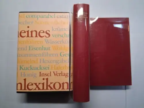 Syntax *, Peregrinus und Hans Magnus Enzensberger: Allgemeines deutsches Reimlexikon. Erster u. zweiter Band im Schuber. Herausgegeben von Peregrinus Syntax. Mit einer Gebrauchsanweisung von Hans Magnus Enzensberger. 