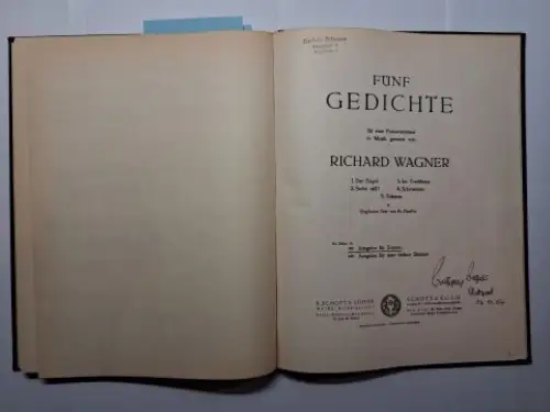 Hindemith (1), Paul, Wolfgang Wagner * Karl Michael Komma * u. a