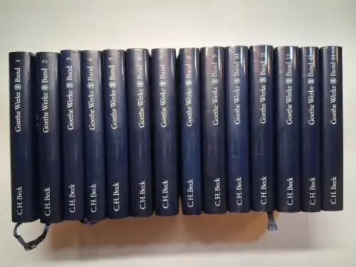 Trunz (Hrsg.), Erich und Johann Wolfgang von Goethe: GOETHE. Johann Wolfgang von Goethe Werke, Kommentar und Register. Hamburger Ausgabe in 14 Bände. Komplett. 