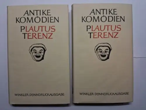 Plautus, Titus Maccius (Marcus Markus Accius), Walther Ludwig (Hrsg./Nachwort/Anmerk.) und  Wilhelm Binder / J.J.C. Donner: ANTIKE KOMÖDIEN. PLAUTUS - TERENZ in 2 Bänden. Band I / II. 
