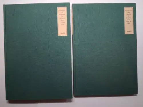 Hauswedell, Ernst L. und Christian Voigt: Buchkunst und Literatur in Deutschland 1750 bis 1850. Herausgegeben von Ernst L. Hauswedell und Christian Voigt. Band I: Texte.. 