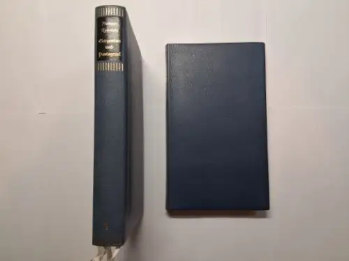 Rabelais, Francois de, Ludwig Schrader (Hrsg., Anmerk., Nachwort) und Karl Pörnbacher (Textbearb.): MEISTER FRANZ RABELAIS der Arzeney Doctoren GARGANTUA und PANTAGRUEL. 2 Bände (Lederausgabe /.. 