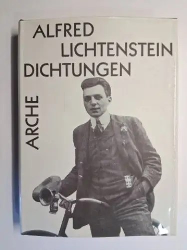 Lichtenstein, Alfred, Paul Raabe (Hrsg. Edit.) und  Klaus Kanzog * / Hartmut Vollmer (Hrsg.): ALFRED LICHTENSTEIN - DICHTUNGEN. + WIDMUNG von Klaus Kanzog *. 