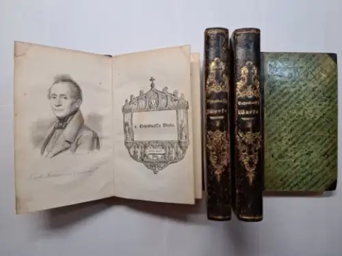 Eichendorff *, Joseph Freiherrn von und M. (Markus) Simion (Verlag): Joseph Freiherr von Eichendorff`s Werke. 4 (Vier) Bände. Erster Theil. Gedichte / Zweiter Theil. Ahnung.. 