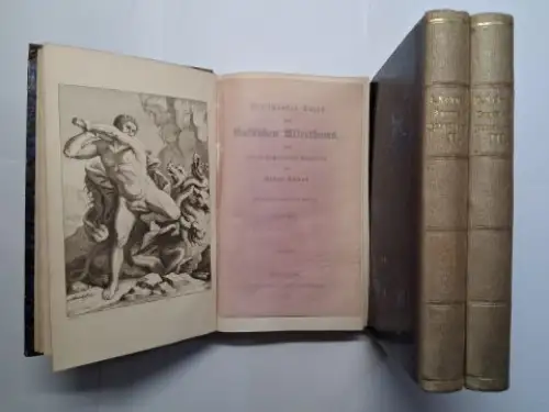 Schwab, Gustav: Die schönsten Sagen des klassischen Alterthums (Altertums) nach seinen Dichtern und Erzählern von Gustav Schwab *. 3 BÄNDE (Erster / zweiter / dritter Theil - Teil). Mit 12 Kupfern von Bonaventura Genelli. 